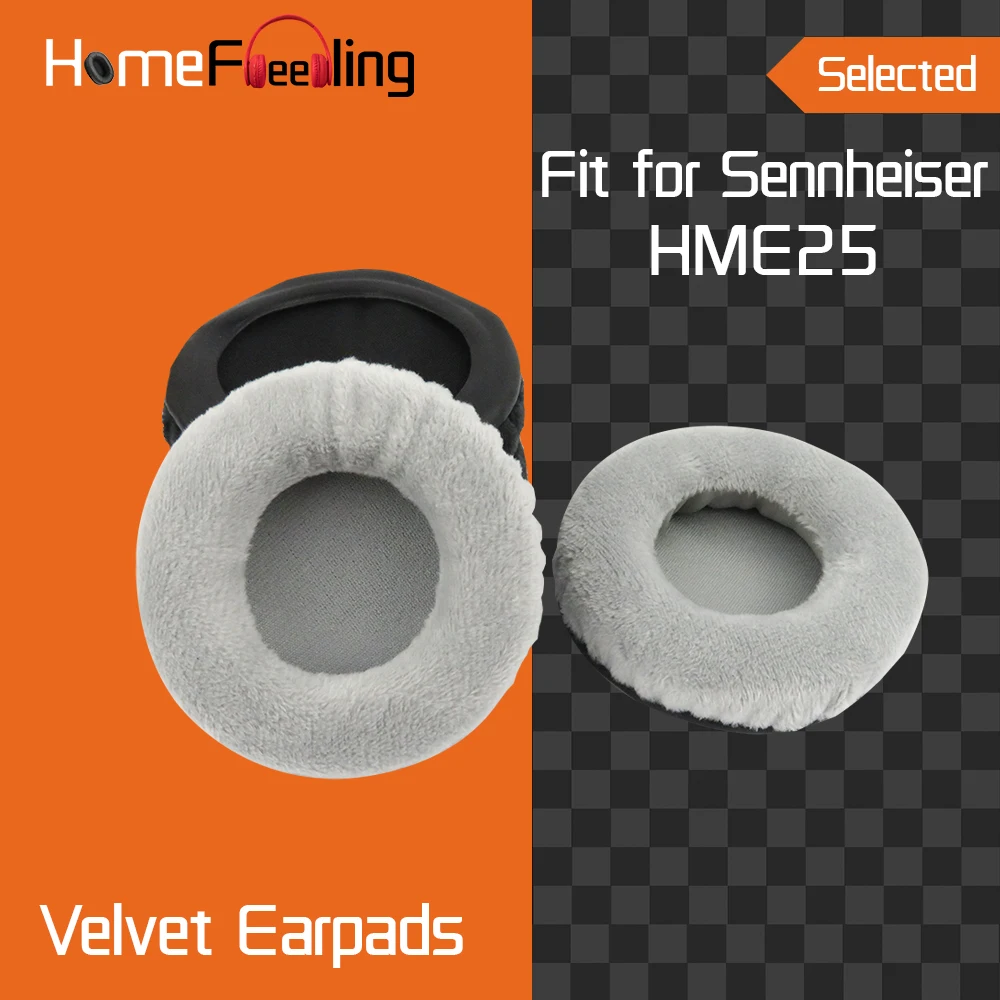 Homefeeling Earpads for Sennheiser HME25 Headphones Earpad Cushions Covers Velvet Ear Pad Replacement