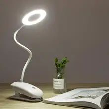 Clipe sem fio lâmpada de mesa estudo toque 2000mah recarregável led lâmpada de mesa de leitura usb luz flexível lâmpadas mesa quente