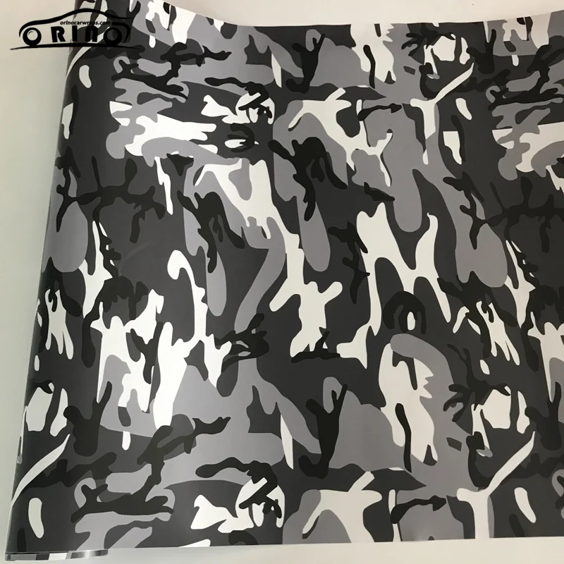 Black Grey White Vinyl Wrap Sticker-3