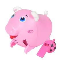 Свисток Индуктивный бегущий поросенок контроль звука отличные ABS электронные компоненты Детские Дети Обучающие игрушки