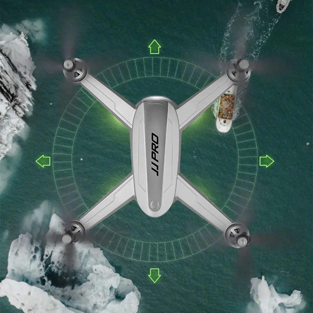 JJPRO X5 Радиоуправляемый Дрон Квадрокоптер 1080P 5G Wifi FPV самолет gps позиционирование высота удерживайте Безголовый один ключ возврат бесщеточный