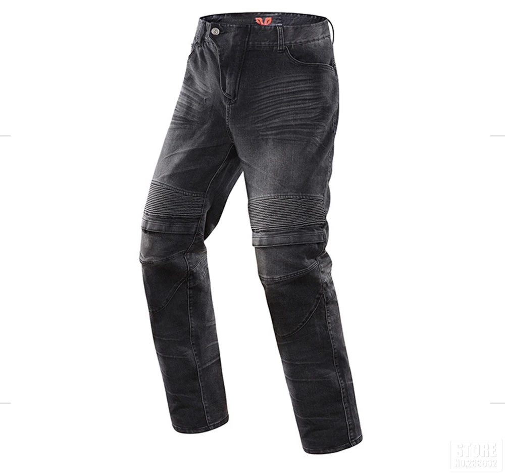 DUHAN мотоциклетные брюки мужские мотоциклетные джинсы повседневные брюки мужские мотоциклетные мотокроссы по бездорожью наколенники защитные мото джинсы брюки