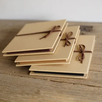 

34Pages Accordion Expanding DIY Photo Album Blank Handmade Scrapbook Album Cover Wedding Paper Album Photo For Travel Card Album