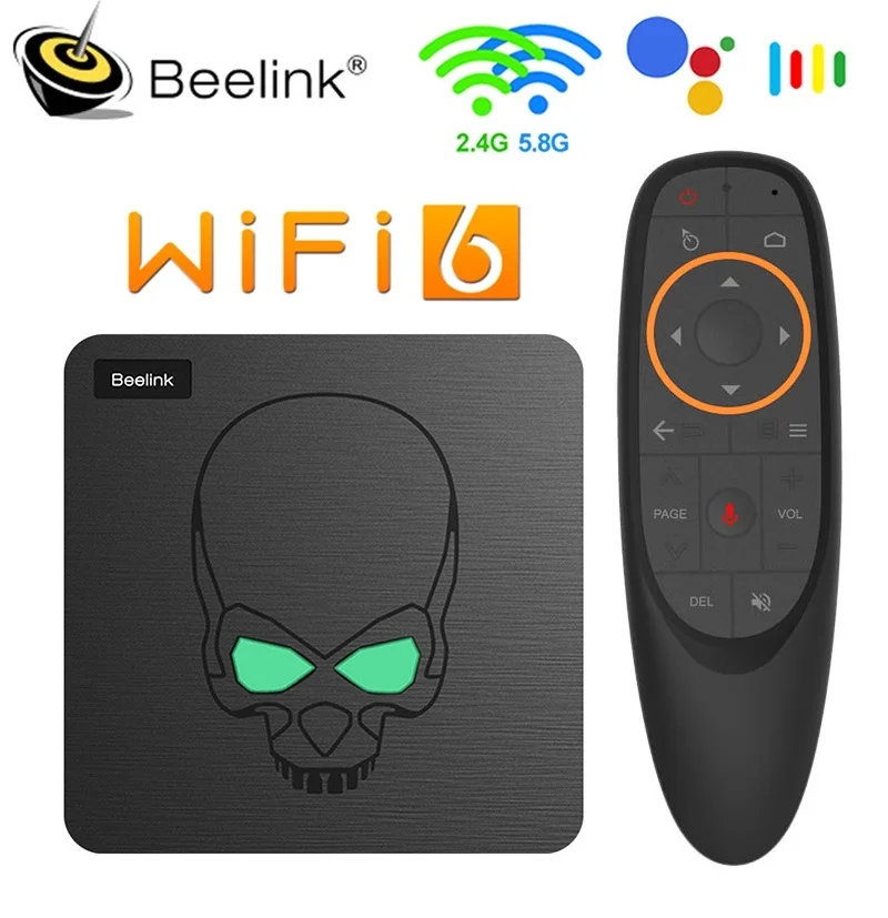 

Beelink GT King Android 9.0 WiFi6 Smart TV BOX Amlogic S922X Quad-core 4GB 64GB TVBOX 1000M LAN BT4.1 Android9 4K Set Top Box