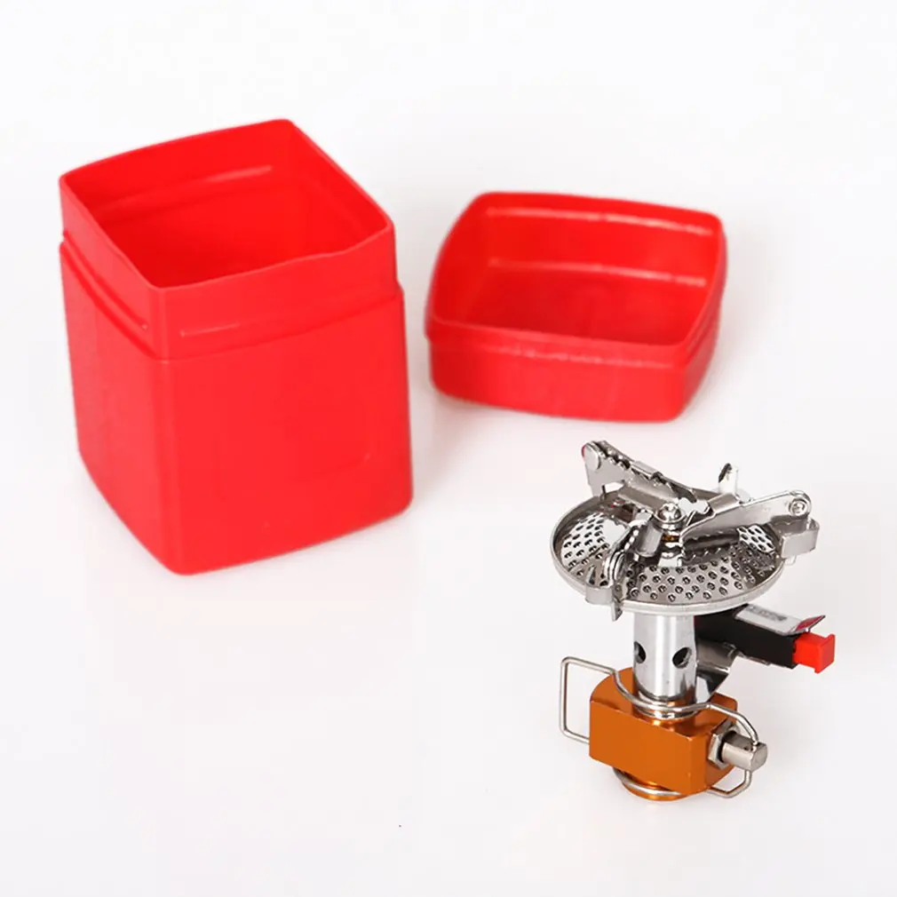 

One-piece Type Furnace Gas Stove Portable Camping Fishing Hiking Picnic Igniter Gas Stoves Outdoor Cooking