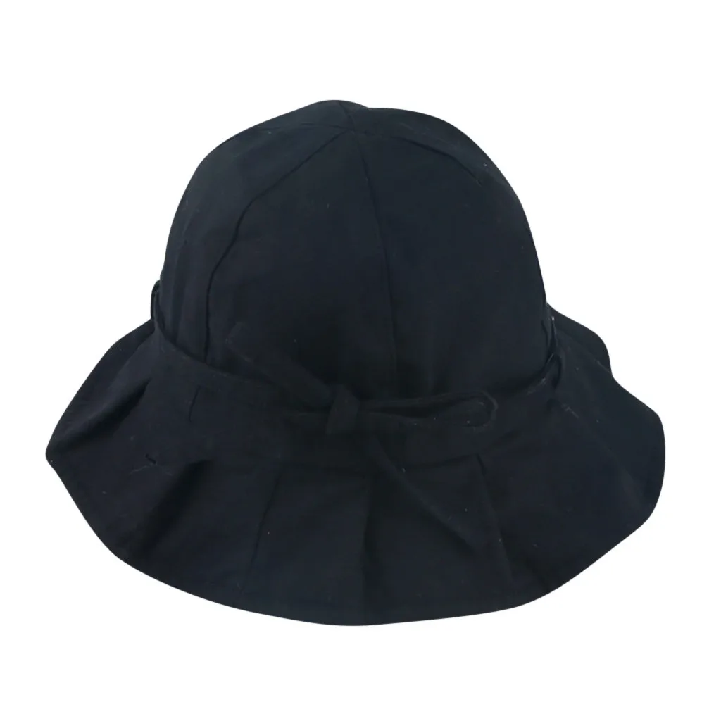 Г. Модная однотонная детская шапка, детская зимняя шапка-ведро, детская осенне-зимняя Милая шапка, Детская забавная шапка#3