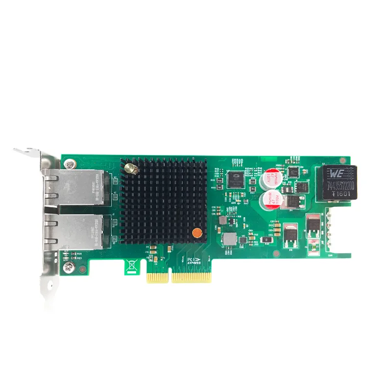 I350-T2 сетевая карта POE, на основе микросхемы Intel I350, двойной порт RJ45 POE 30 Вт, 1000 Мбит/с PCIe 2,0 X8, Рамный захват