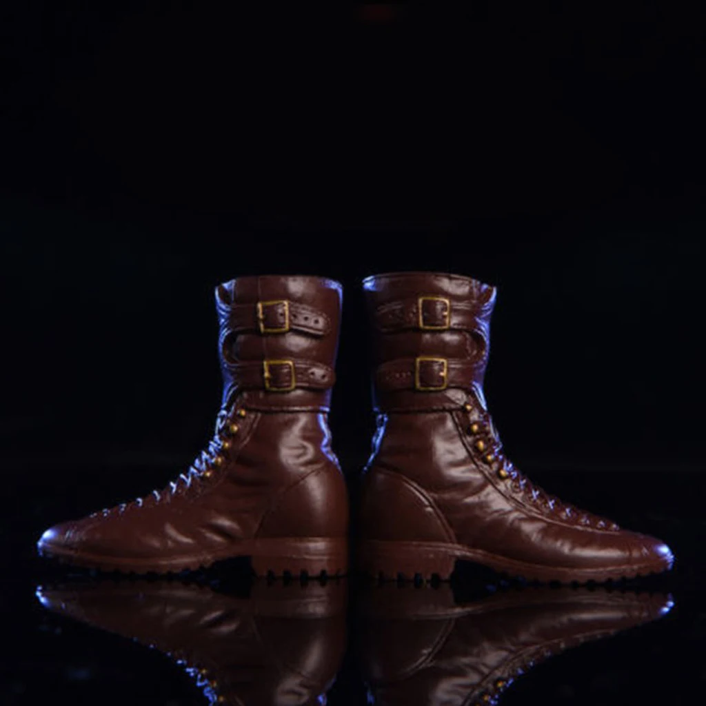 MagiDeal 1:6 Scale Military Combat Boots Male Shoes for 12inch Soldier Action Figure Doll Body Toy Accessories