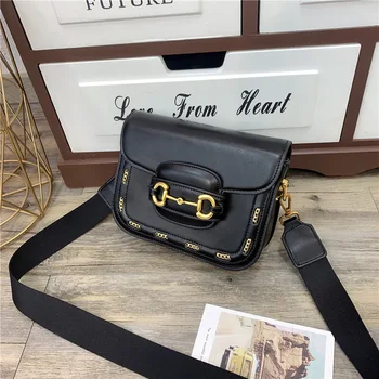 

new fashion female bag wild saddle bag messenger bag foreign lady shoulder bag luxury handbags women bags designer hand bag