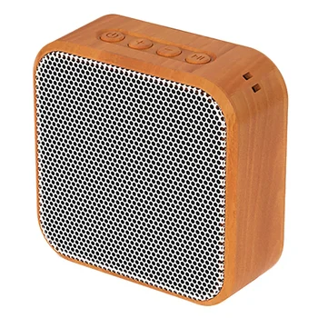 

A70 Wood Grain Portable Mini Bluetooth Loudspeaker Vintage Wireless Speaker with Mic Support TF Card FM Radio for Mobile Phone