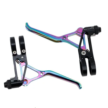 

Litepro 1 Pair Bike Bicycle V Brake Levers Ultralight CNC 64g Aluminum Alloy For Folding Bikes Road Bikes Mountain Bike