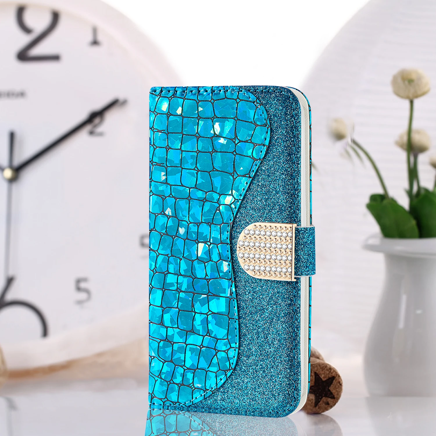 Ví Nữ Ốp Lưng Bling Lấp Lánh Cấp Kiểu Dành Cho Huawei P20 Lite 2019 P30/P40 Pro/Lite danh Dự 7A 8A PSmart 2019 Bao Huawei dustproof case