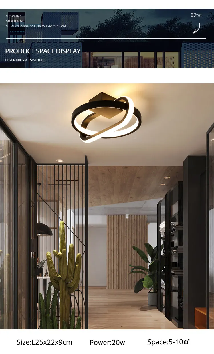 lustres de led moderno luzes interiores para corredor corredor varanda estudo quarto sala de estar lâmpadas de entrada casa