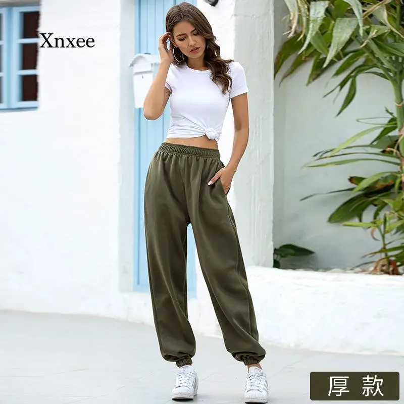 

High Waisted Sweatpants Women Baggy Gray Women Sports Trousers Joggers Wide Leg Oversized Streetwear Loose Long Pants Clothing