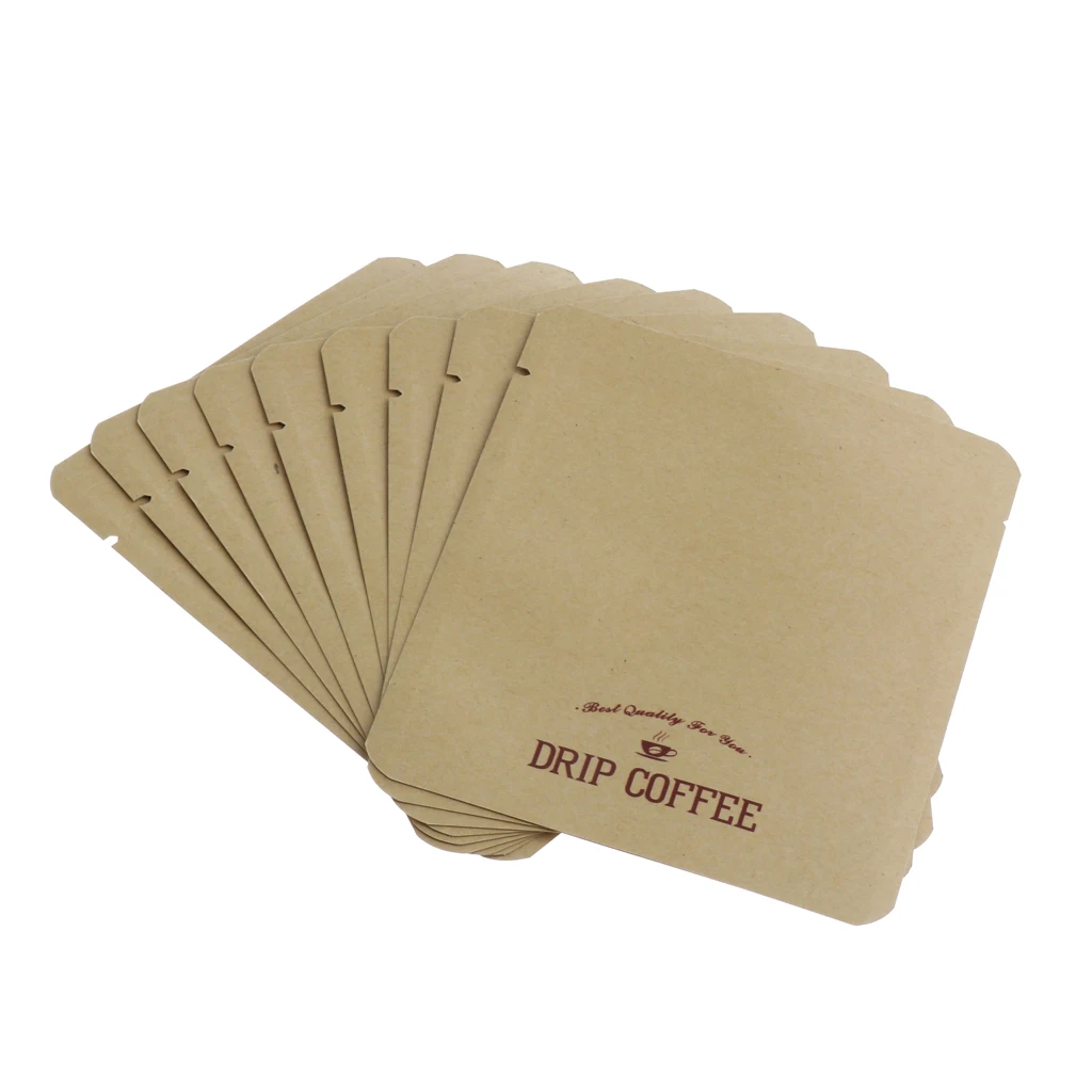 105piece Disposable Hanging Ear Drip Coffee Filters+Kraft Aluminum Foil Bags
