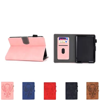 

Print Elephant PU Leather Cover for Amazon Kindle 10th 2019 Case for New Kindle 10th Generation 2019 E-reader E-book Funda Capa