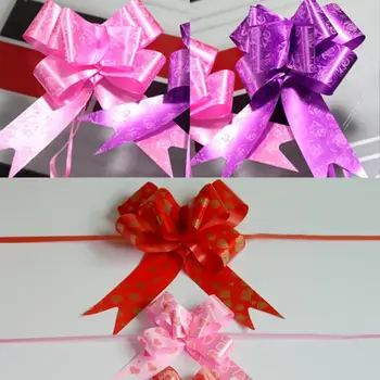 

10pcs Bow Tie Pull Flower 12mm Hand-painted Flowers Car Decorative Box Mixed Gift Color Room Bag Party Birthday Ribbons Wed A7D1