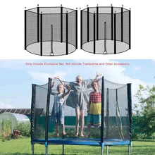 Bardzo przydatna obudowa trampoliny wytrzymała bezpieczna nylonowa siatka ochronna do trampoliny dla dzieci na świeżym powietrzu zapobieganie urazom tanie tanio CN (pochodzenie) Składany Other Foldable Trampoline net Support