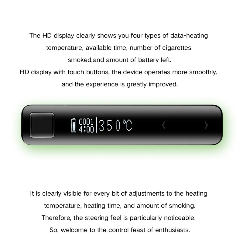 Tanie QOQ Honor Max ciepło nie palić urządzenie 2400mAh parownik tytoniu kompatybilny z sklep