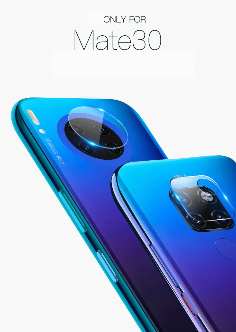 50 шт. Защита объектива камеры для huawei mate 30 Pro закаленное стекло для huawei mate 20 20X полное покрытие экрана Защитная пленка