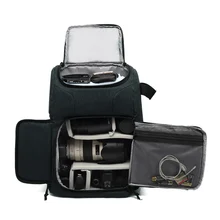 Multi-functional Waterproof Camera Bag Backpack Knapsack Large Capacity Portable Travel Camera Backpack for Outside Photography