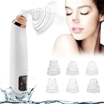 

Recharge Face Clean Blackhead Remover Pore Vacuum Acne Pimple Removal Vacuum Suction Dermabrasion Tool Skin Care Machine