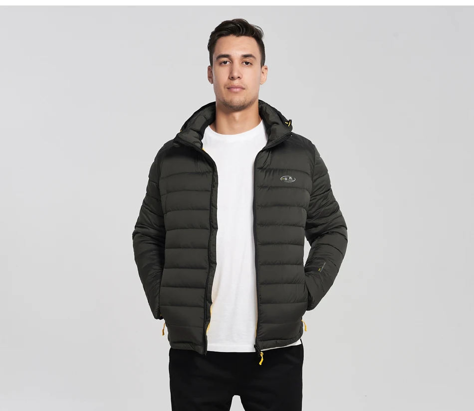 New Men Winter Jacket Casual Padded Jacket Winter Coat Solid Cotton Jacket Detachable Hood High Quality Brand Man Jackets