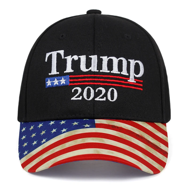 Новая Винтажная бейсбольная кепка Trump с флагом США бейсболка для мужчин и женщин шляпы с вышивкой кости унисекс Повседневная Бейсболка Кепка Gorras