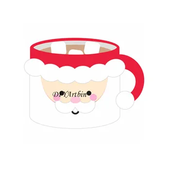 

Santa Claus Teacup Metal Cutting Dies For Card Making Die Cuts For Paper Crafting Scrapbooklayout