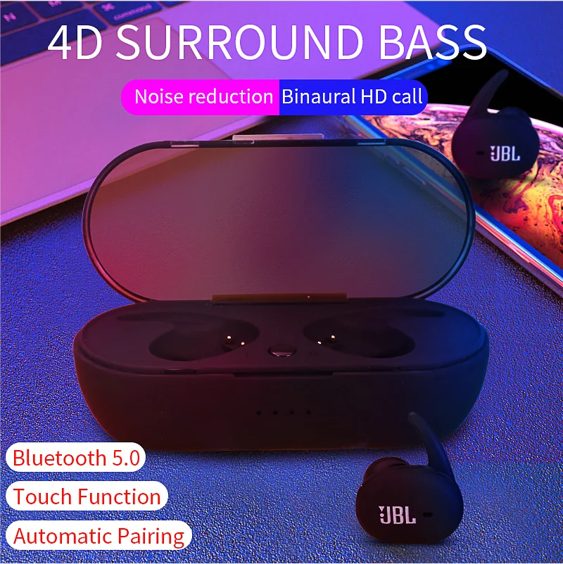 I12 Tws 5,0 Bluetooth спортивные наушники игровая гарнитура стерео беспроводные наушники с микрофоном зарядная коробка лучше, чем i7S i18 i9