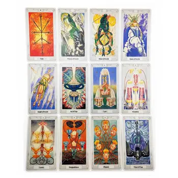 

78pcs 2019 Full Russian Radiant Rider Wait THOTH Tarot Cards Deck Board Game Divination Fate Tapo Cards Game