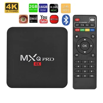 

Android 7.1 smart TV Box 2GB RAM 16GB Amlogic RK3229 Chip 2.4G WiFi 4K Google Netflix Youtube Media Player Set Top Box TV