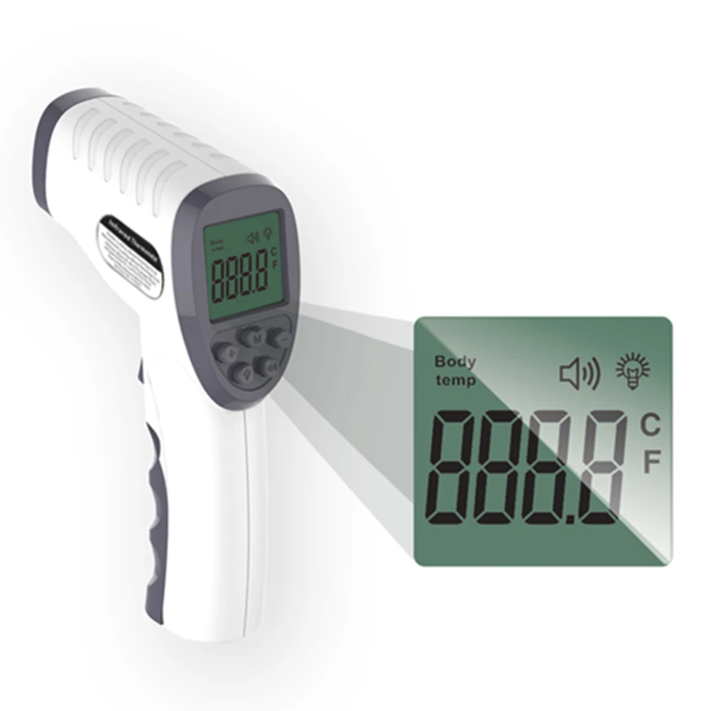 

Multifuntional Forehead Non-Contacts Infrared Digital Thermometer Ear Thermometer Accurate Instant Reading for Baby Kids Adults