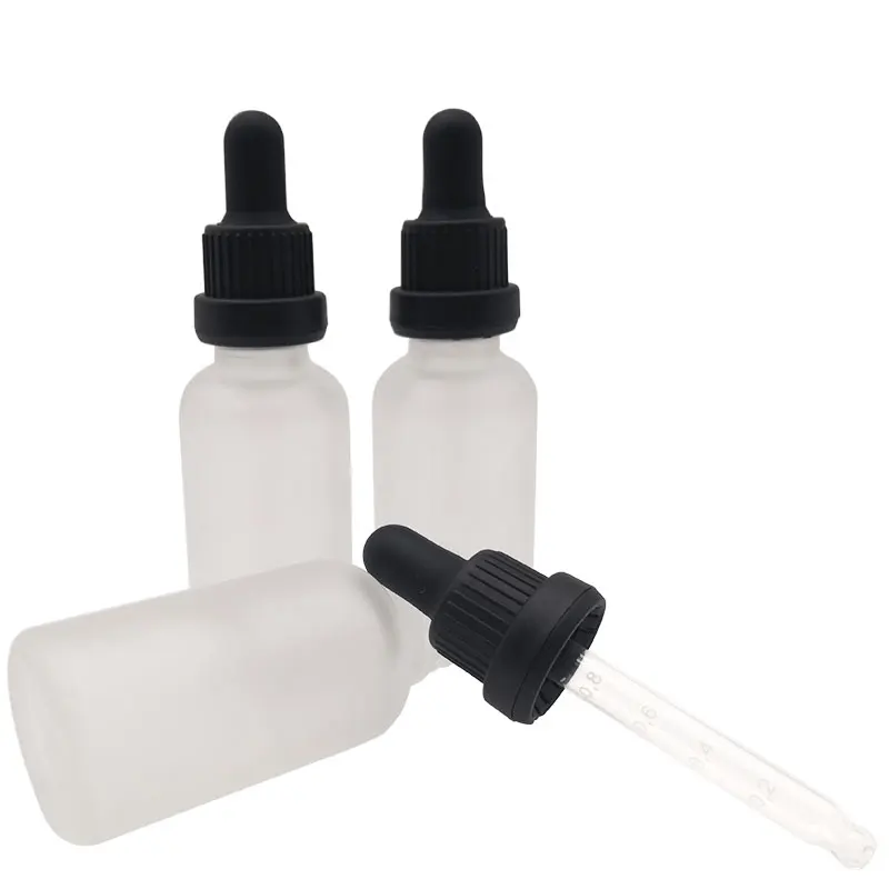 Set of 3 Refillable 30ml Liquid Dropper Bottles