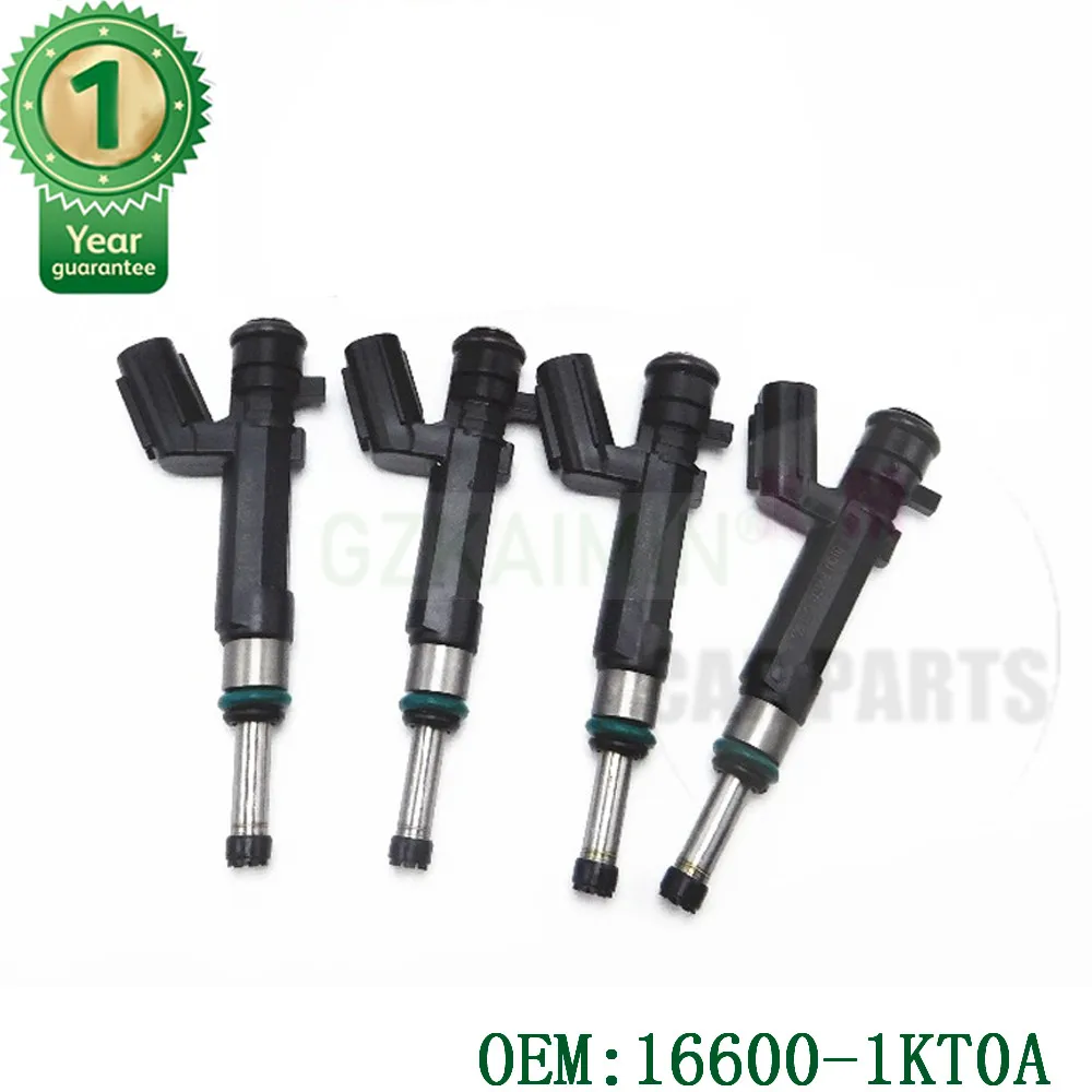 

Топливный инжектор с 4 насадками для Versa 2012-2015 1,6l L4 HR16DE 16600-1KT0A 166001KT0A 15710-02998