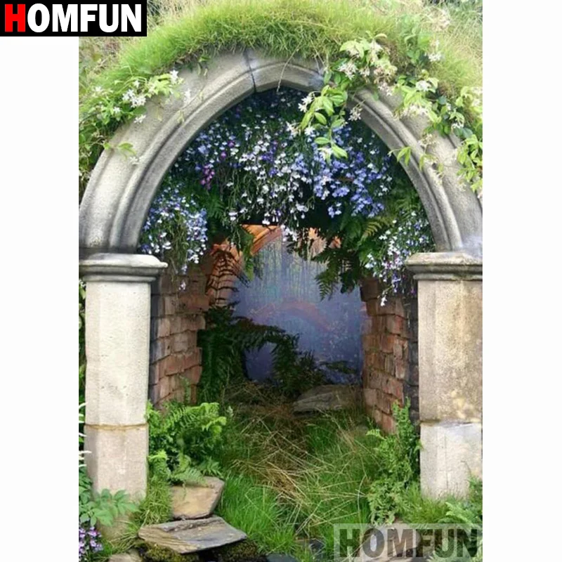 Алмазная 5D Вышивка HOMFUN A27809 сделай сам картина с полными квадратными/круглыми
