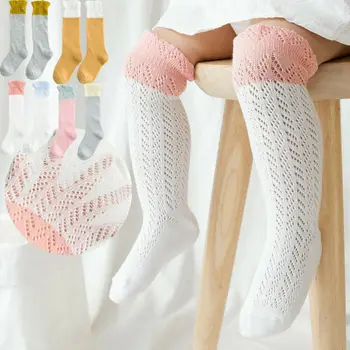

Breathable Baby Socks Girls Summer Mesh Kids Infant Toddler Knee High Socks USA