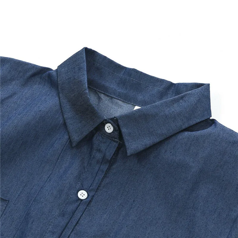 2019 New Womens Casual Shirts Longline 