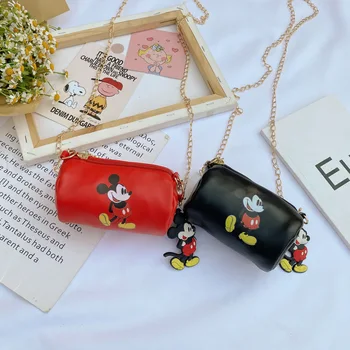 

Kids Bags For Girls 2020 New Mickey Handbag Children Shoulder Crossbody Bag Waterproof Messenger Bag Fashion Chain Handbag Tote