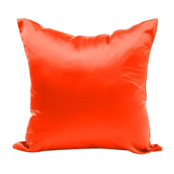 

Cushion Covers Solid Color Silks And Satin Pillow Case Pillowcase