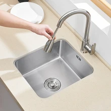 304 основания из нержавеющей стали сделаны из супер толстых рук простая кухонная раковина и кран три спецификации