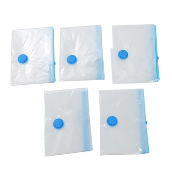 

5x Bag Vacuum Storage Bag Vacuum Compression Waterproof Clothing Size: XXXL 100 x 80 cm