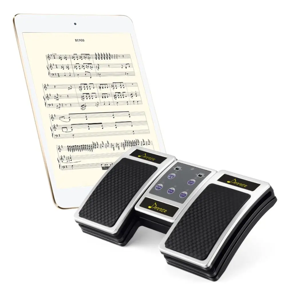 Billig Donner Drahtlose Seite Turner Pedal Elektronische Blatt Musik Media Controller Seite Flipping Lesen Hilfe Pedal für PC Ipad Android