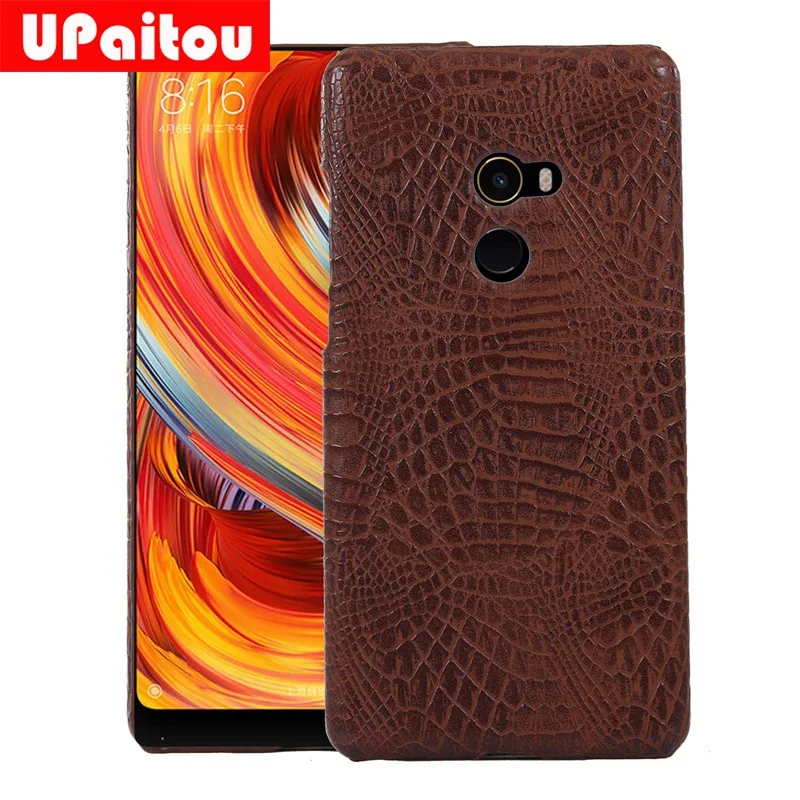 UPaitou Luxury Hard PC Leather Cases for Xiaomi Mi A1 5X MIX 2S Max 2 7 6 5 Pro 5C 5S Plus Note 3 Dual Sim Back Cover Coque |
