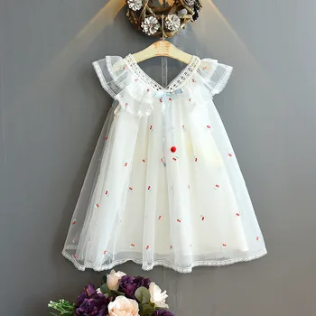 

2020 Girl New Princess Dress Kids Children Summer Tulle Dress