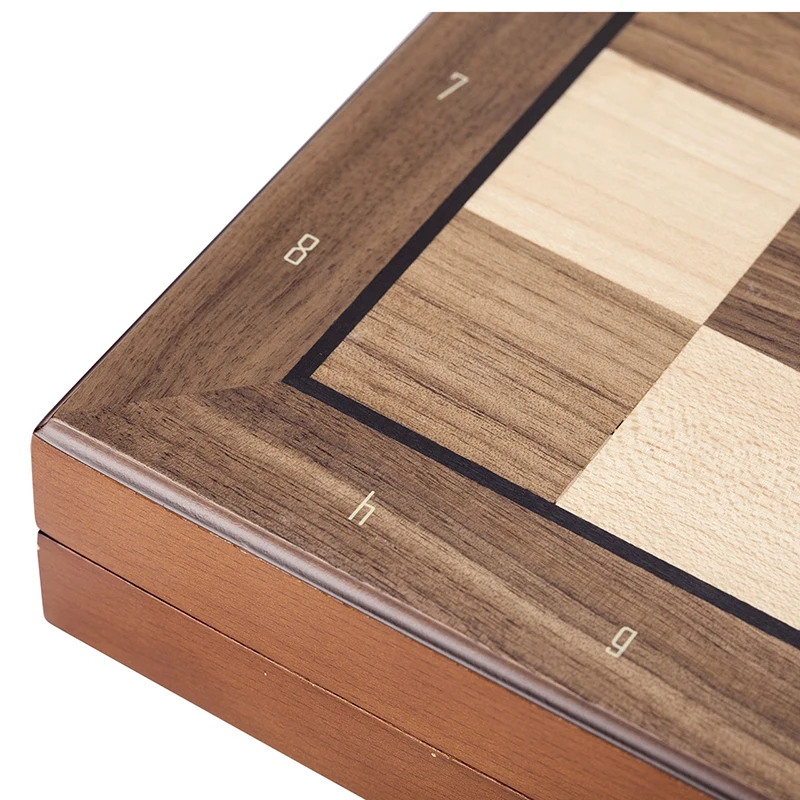 High-End Solid Wood Chess Luxury Wooden Chess Board Set Foldable Checkerboard Portable Travel Board Game Toy Home Decorations