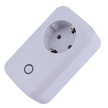 

HOT 100V-240V 2.4G Wireless WIFI Phone Remote Control Smart Power Plug Timer Socket Switch White Home Appliance EU Plug
