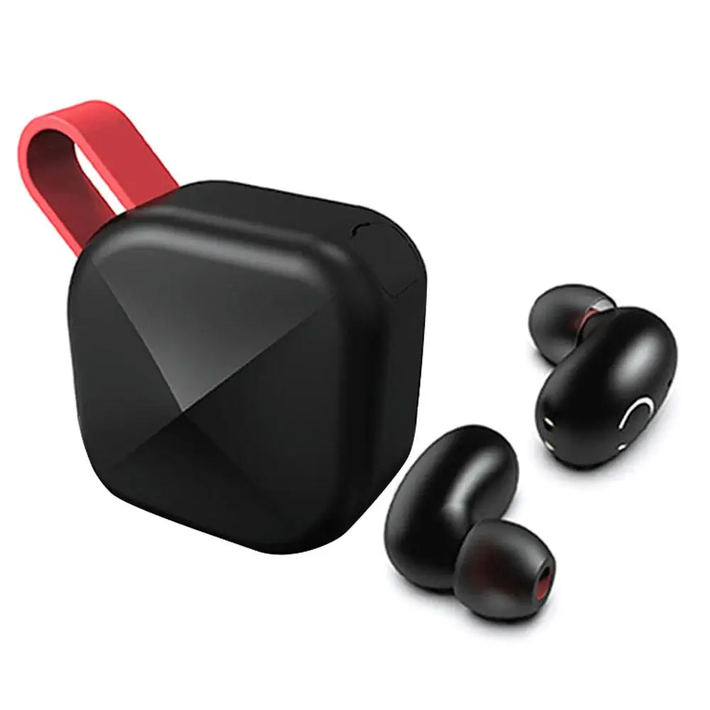

Wireless Bluetooth 5.0 Earphones Handsfree True Wireless Stereo Earbuds Waterproof With Dual Microphone Music Headset