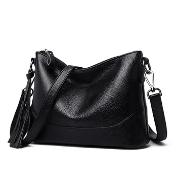 

Genuine Leather Tassel Luxury Handbags Women Bags Designer Handbags High Quality Ladies Crossbody Hand Tote Bags For Women C1241