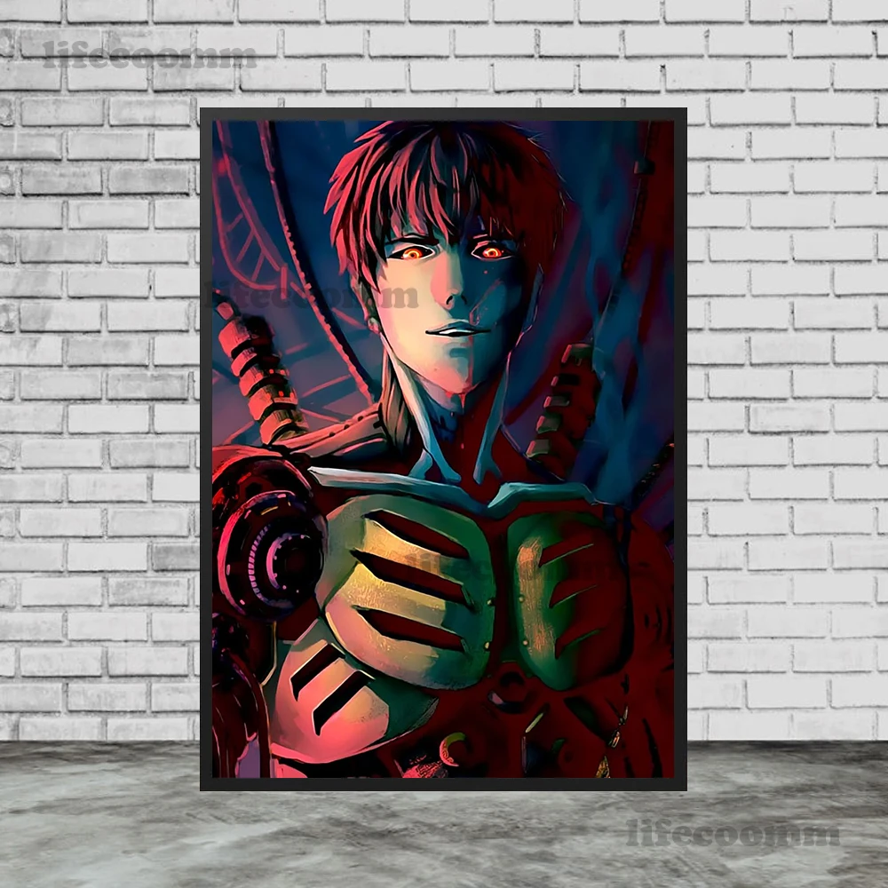 One Punch Man Anime Character Poster And Print Saitama,Genos,King Cartoon  Character Art Print Decor Wall Art Canvas Painting - AliExpress